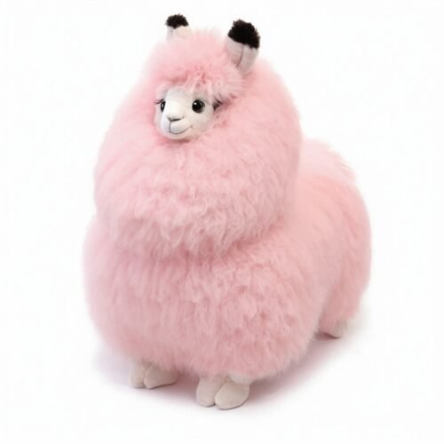 Alpaka – Średnia | Różowa wata cukrowa