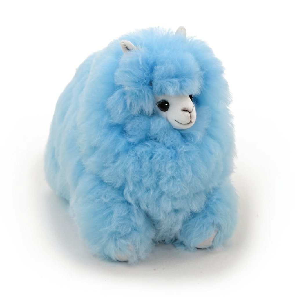 Alpaka Tęczowa – Mini | Ręcznie robione zabawki z alpaki | Maluszek