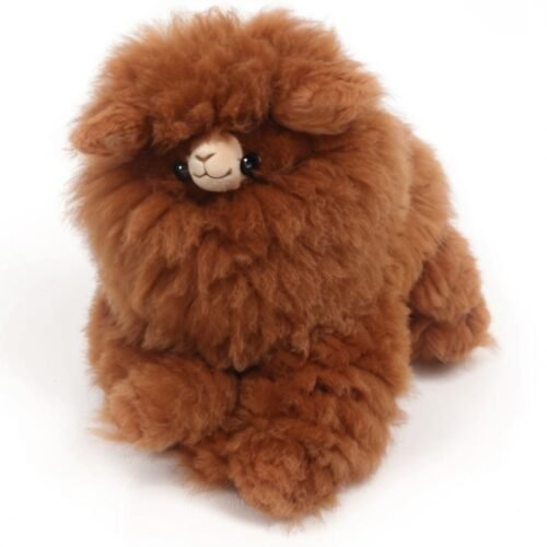 Alpaka Potwór – Mini | Ręcznie robiona zabawka alpaka | Orzech Laskowy